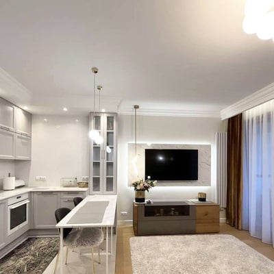 Долгосрочная аренда стильной 2-комнатной квартиры, 44 м², район Воля, Варшава, Польша